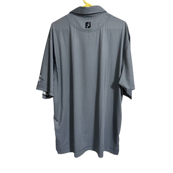 FootJoy Houndstooth Polo Creighton Farms XL - Picture 2 of 4